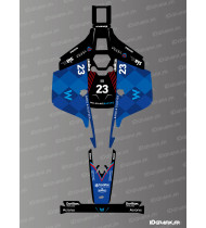 Pegatina Williams F1 Edition - Robot cortacésped Mammotion LUBA 2 X - Idgrafix