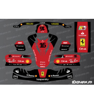 Kit déco Scuderia F1 Edition pour Karting TonyKart - OTK M11 -  Idgrafix