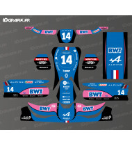 Alpine F1 deco kit for Karting KG 508-507-KGEVO