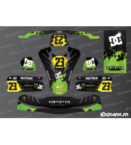 Kit decorativo Monster Edition (Verde) para Karting TonyKart - OTK M11 - Idgrafix