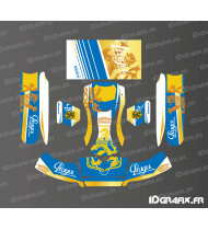 Kit decorativo Praga Factory (Blu) per Karting KG BURU EVO