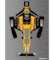 Sticker Dewalt Nascar Edition - Mammotion LUBA 2 mowing robot - Idgrafix