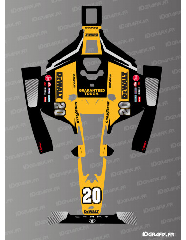 Aufkleber Dewalt Nascar Edition - Mammotion LUBA 2 Mähroboter - Idgrafix