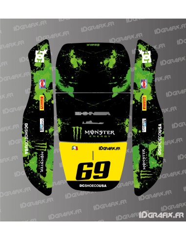 Adhesiu Monster Edition (verd) - Tallagespa robòtica Honda Miimo HRM 1000-1500-2500 - Idgrafix
