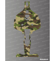 Adesivo Camo Edition (verde) - Robot tagliaerba Mammotion LUBA 2 X - Idgrafix