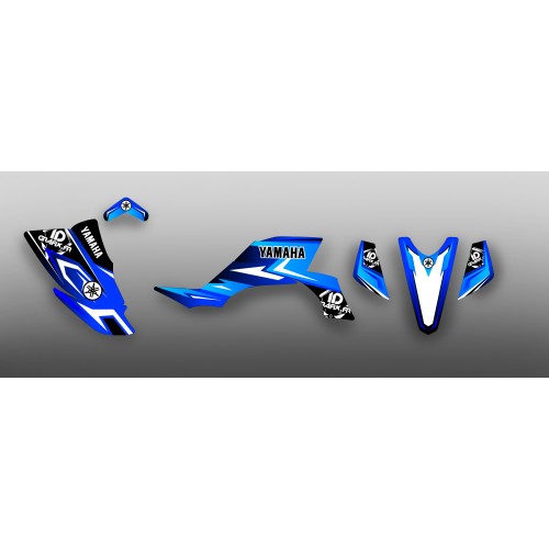 Kit dekor Team IDgrafix Blue - IDgrafix - Yamaha YFZ 450 / YFZ 450R