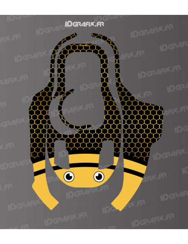 Bee Edition Aufkleber - KRESS KR 120E / KR 121E / KR 122E Rasenmähroboter - Idgrafix