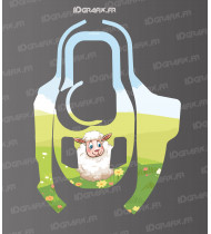 Sheep Sticker Edition - KRESS KR 120E / KR 121E / KR 122E robotic mower - Idgrafix