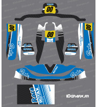 Kit decorativo Factory Edition (Blu) per Karting TonyKart - OTK M7 - M10