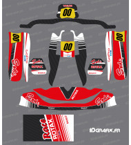 Kit deco Factory Edition (Rosso) per TonyKart Karting - OTK M7 - M10 - Idgrafix