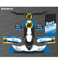 Kit de decoración Factory Edition (Blanco/Azul) para Karting CRG - SODI - KG 508 - Idgrafix