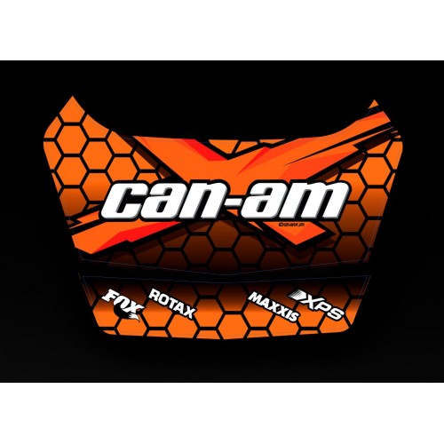 Kit décoration X Team 2 Can Am - coffre origine BRP-idgrafix