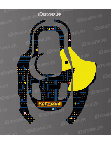 Pegatina de la edición PacMan - Robot cortacésped KRESS KR 120E / KR 121E / KR 122E - Idgrafix