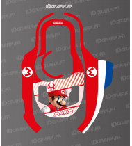 Adesivo Mario Edition - Robot tagliaerba KRESS KR 120E / KR 121E / KR 122E - Idgrafix