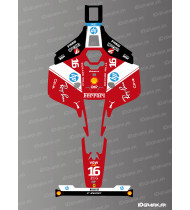 Adhesiu Scuderia F1 Edició Leclerc - Robot tallagespa Mammotion LUBA 2 X - Idgrafix