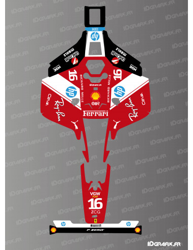 Scuderia F1 Leclerc Edition Sticker - Mammotion LUBA 2 X Lawnmower Robot - Idgrafix