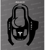 Pegatina Tesla Edition (negra) - Robot cortacésped KRESS KR 120E / KR 121E / KR 122E - Idgrafix