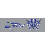 Kit-deco-Vintage-series-Blau/Weiß - Yamaha YXZ 1000