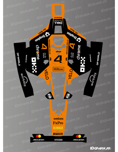 Adesivo MC Laren F1 Edition Norris - Robot tagliaerba Mammotion LUBA 2 - Idgrafix