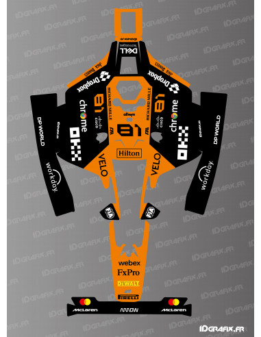Adesivo MC Laren F1 Edition Piastri - Robot tagliaerba Mammotion LUBA 2 - Idgrafix