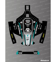 Adhesivo de la edición Mercedes F1 de Antonelli - Robot cortacésped Mammotion LUBA 1 - Idgrafix