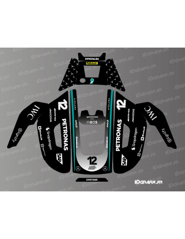 Pegatina Antonelli Mercedes F1 Edition - Robot cortacésped Mammotion YUKA - Idgrafix