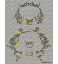 Kit de decoración Camo Edition (gris/amarillo) - IDgrafix - Can Am Outlander G3 850-1000 - Idgrafix