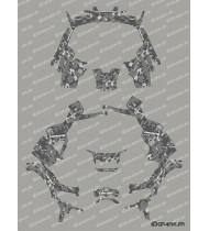 Camo Edition-Dekorationsset (Grau) – IDgrafix – Can Am Outlander G3 850-1000 – Idgrafix