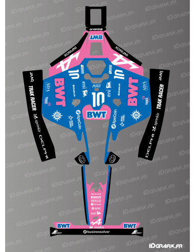F1 Alpine Edition Aufkleber - Mammotion LUBA 2 Rasenmäherroboter - Idgrafix