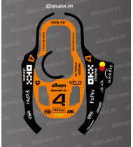 Pegatina MC Laren F1 Norris Edition - Cortacésped robótico KRESS KR 120E / KR 121E / KR 122E - Idgrafix