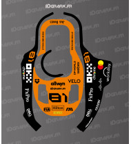 Pegatina MC Laren F1 Edition Piastri - Cortadora robótica KRESS KR 120E / KR 121E / KR 122E - Idgrafix