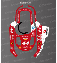 Aufkleber Scuderia F1 Edition Hamilton - KRESS KR 120E / KR 121E / KR 122E Rasenmäher Roboter - Idgrafix