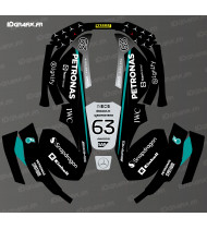 Mercedes F1 Edition Russell sticker - Husqvarna AUTOMOWER robotic lawnmower - Idgrafix