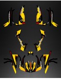 Kit de decoració Plena de Vespa (Groga/Vermella) - IDgrafix - Am sèrie Outlander