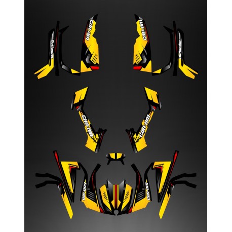 Kit decoration Full Wasp (Yellow/Red) - IDgrafix - Can Am series The Outlander