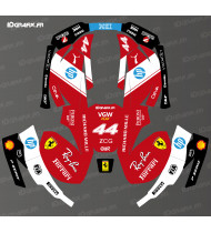 Sticker Scuderia F1 Edition Hamilton - Husqvarna AUTOMOWER robotic lawnmower - Idgrafix