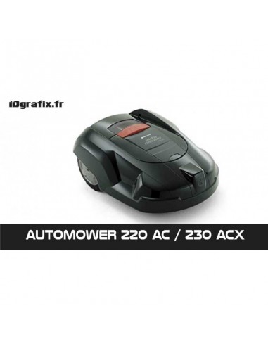 Alpine F1 Edition sticker - Husqvarna AUTOMOWER robotic lawnmower - Idgrafix