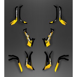 Kit Luce della decorazione di Vespa (Giallo) - IDgrafix - Can Am serie Outlander