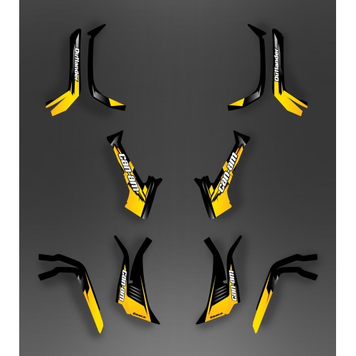 Kit decoration Light Wasp (Yellow) - IDgrafix - Can Am series The Outlander - IDgrafix