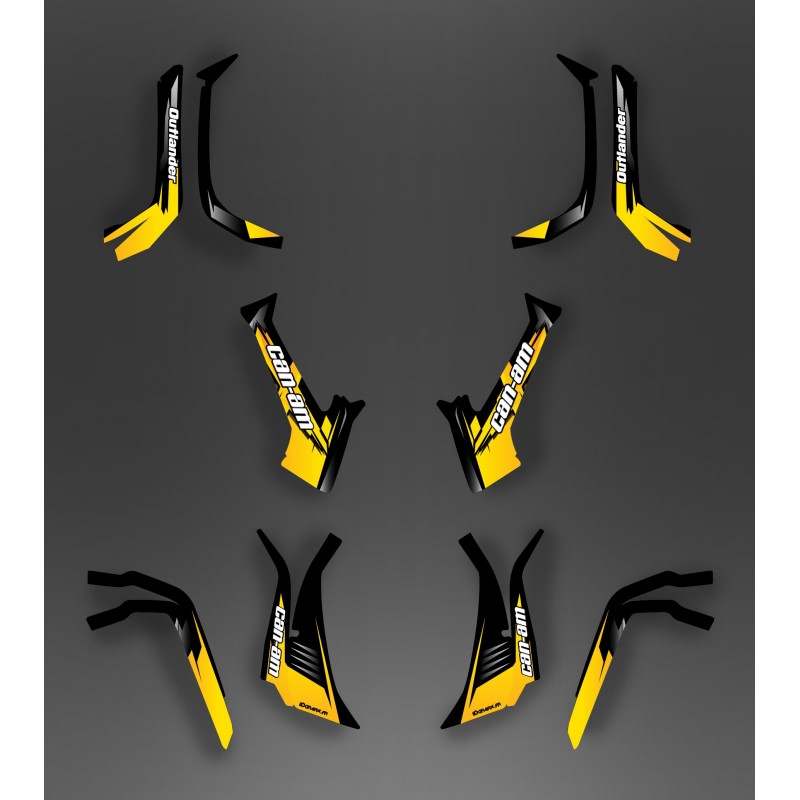 Kit deko-Light Wasp (Gelb) - IDgrafix - Can-Am L-serie Outlander -idgrafix
