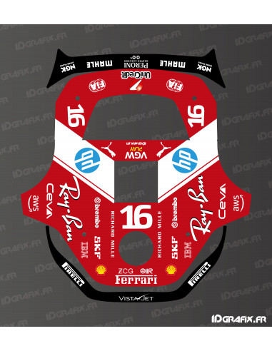 Adesivo Scuderia F1 Edition Leclerc - Stihl Imow 5 robot rasaerba - Imow 6 - Imow 7 - Idgrafix