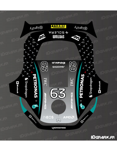 Adhesiu Mercedes F1 Edition Russell - Tallagespa robotitzat Stihl Imow 5 - Imow 6 - Imow 7 - Idgrafix