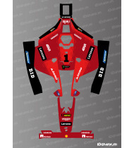 Ducati GP Edition Bagnaia Aufkleber - Mammotion LUBA 2 Rasenmähroboter - Idgrafix