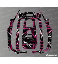 Aufkleber Dynamics Edition (Pink) - ECOVACS Goat A1600 RTK Mähroboter - Idgrafix