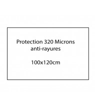 Transparent Glossy protective sticker - Size 100x120cm