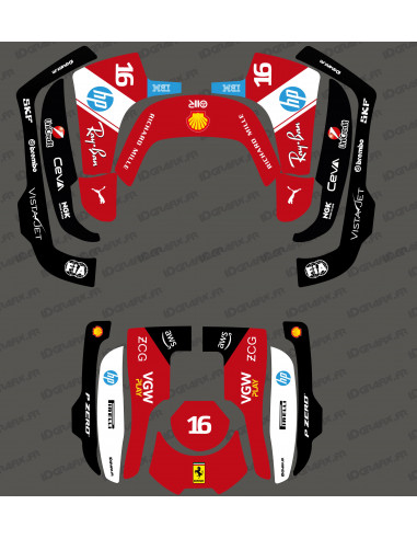 Adhesivo Scuderia F1 Edition Leclerc - Robot cortacésped Husqvarna AUTOMOWER 435-535 AWD - Idgrafix
