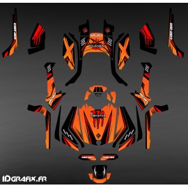 Kit de décoration Monster Edition (naranja) - IDgrafix - Can Am Outlander