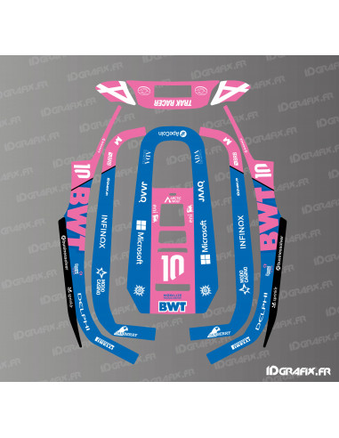 Alpine F1 Edition sticker - ECOVACS Goat A1600 RTK mowing robot - Idgrafix