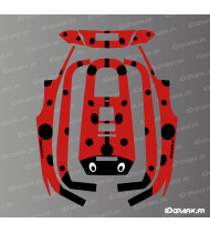 Aufkleber Coccinelle Edition – ECOVACS Goat A1600 RTK Mähroboter – Idgrafix