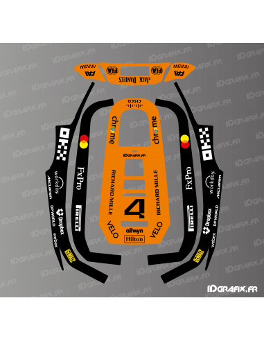 Pegatina McLaren F1 Edition Norris - Robot cortacésped ECOVACS Goat A1600 RTK - Idgrafix